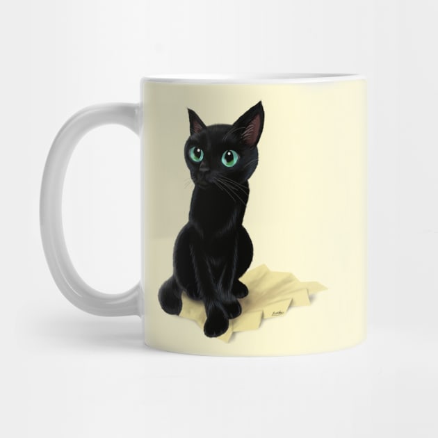 Black little kitty by BATKEI